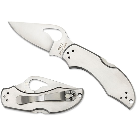 Spyderco 2024 Spyderco Robin 2 Stainless Plain SPY-BY10P2